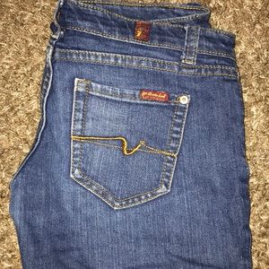 7 for all mankind jeans size 28 Inseam 32 inches